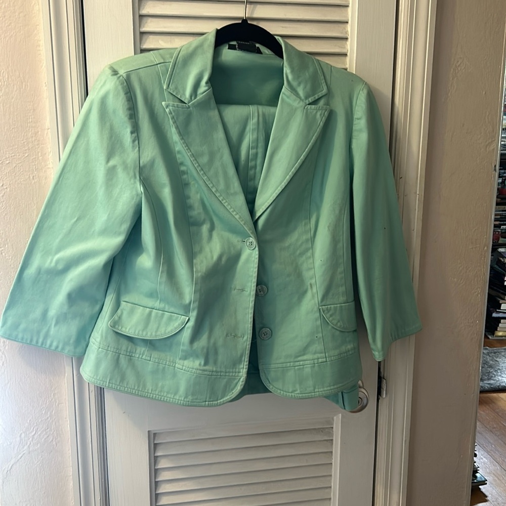 Hyponix turquoise 2 pc pant suit